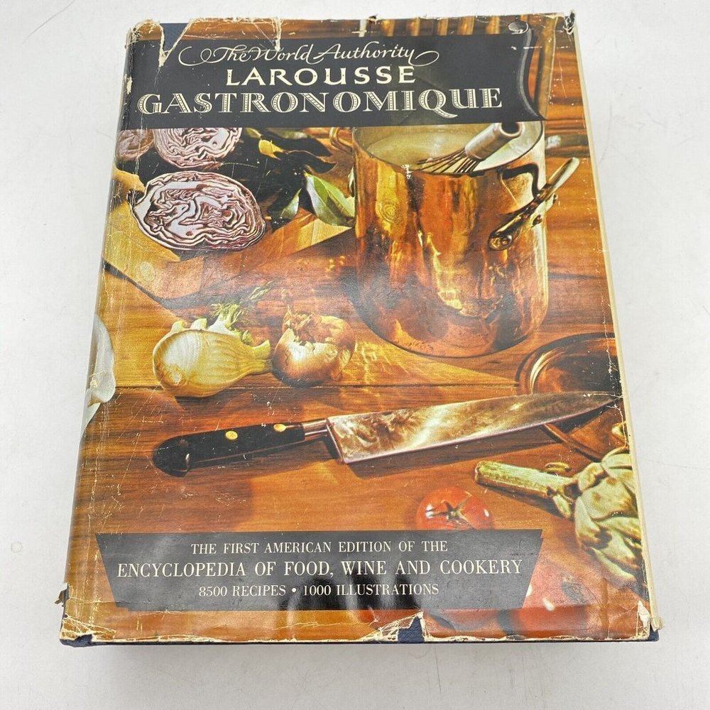 VTG 1965 Larousse Gastronomique Crown Publishers Cookbook 1961 First Edition